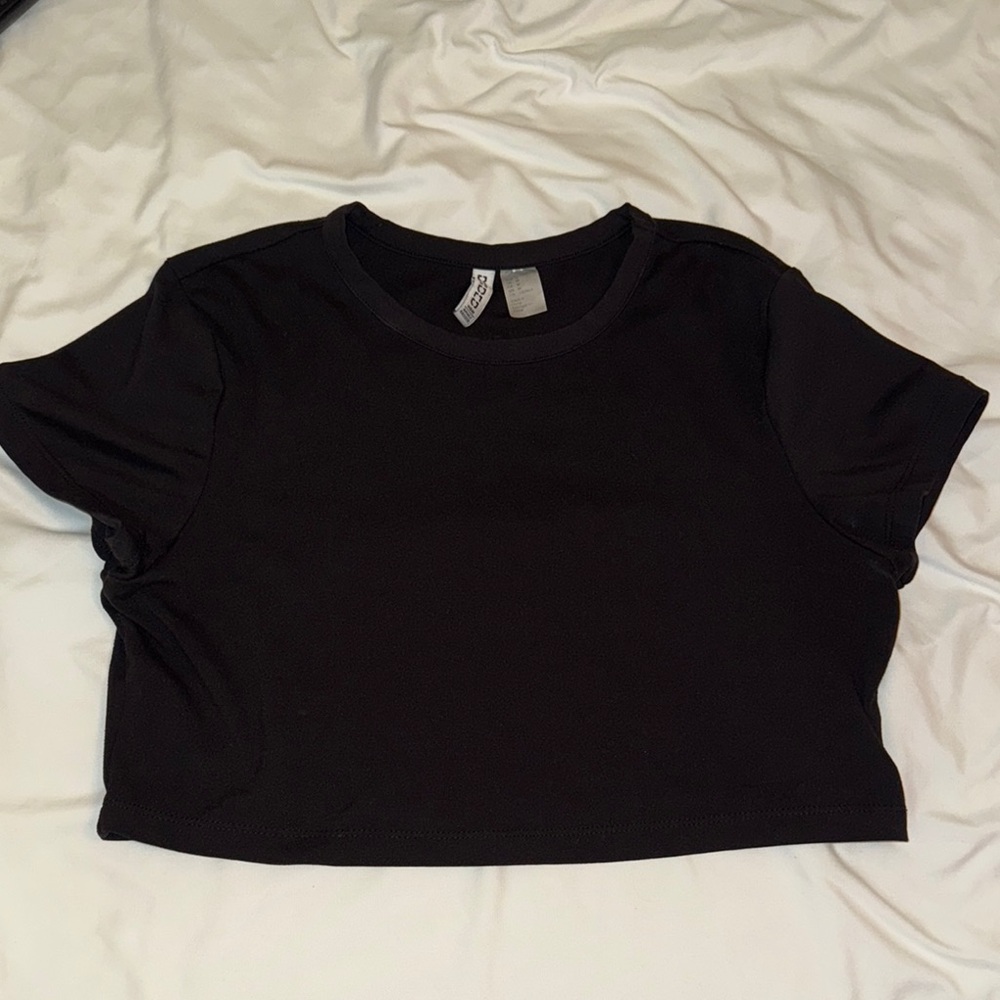 H&M Black Women's Crop Top